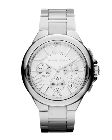 michael kors chunky silver watch|silver Michael Kors Watch sale.